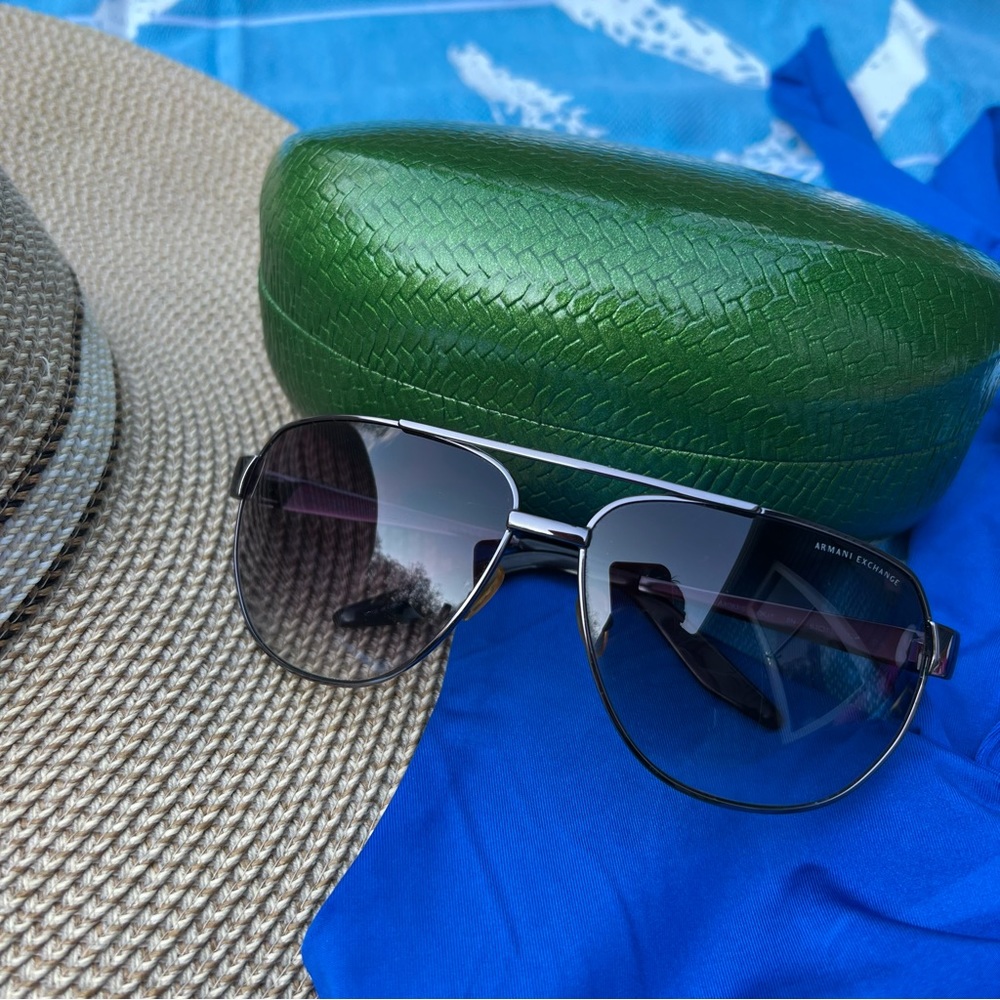 Armani Exchange Aviator Sunglasses - Picture 6 of 9
